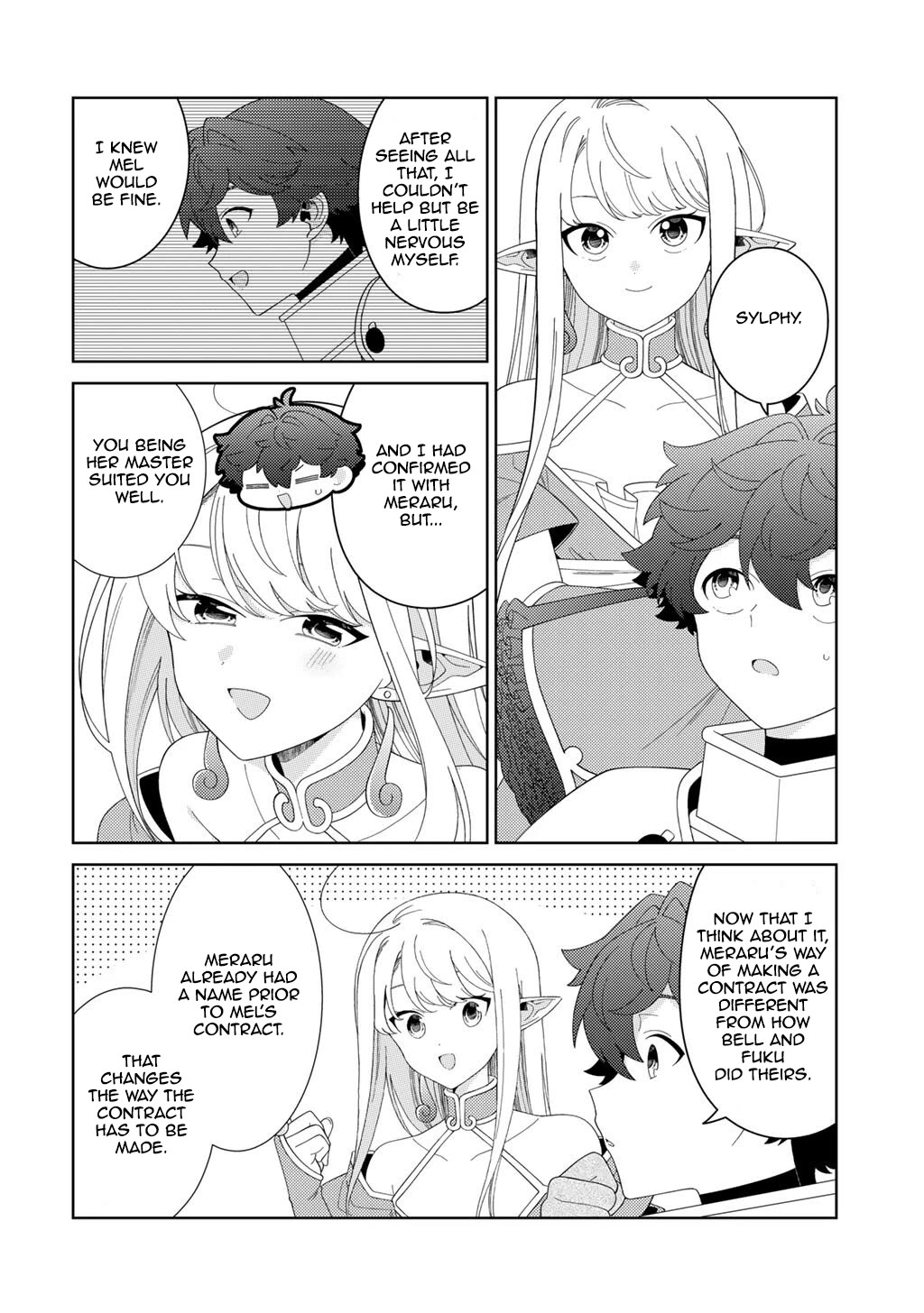 Seirei-tachi no Rakuen to Risou no Isekai Seikatsu chapter 83 page 12