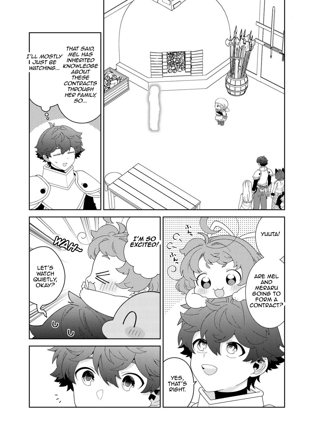 Seirei-tachi no Rakuen to Risou no Isekai Seikatsu chapter 83 page 3