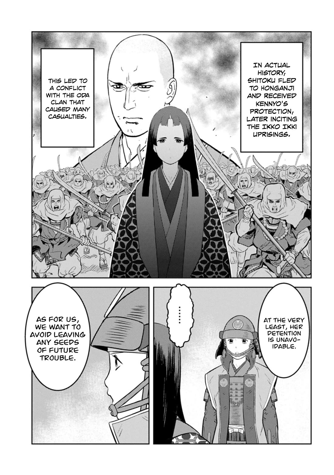 Sengoku Komachi Kuroutan: Noukou Giga chapter 100 page 4