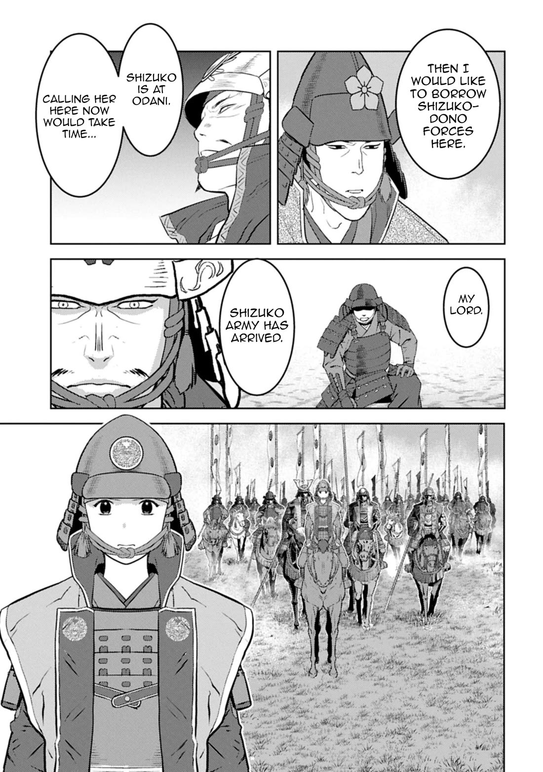 Sengoku Komachi Kuroutan: Noukou Giga chapter 98 page 28