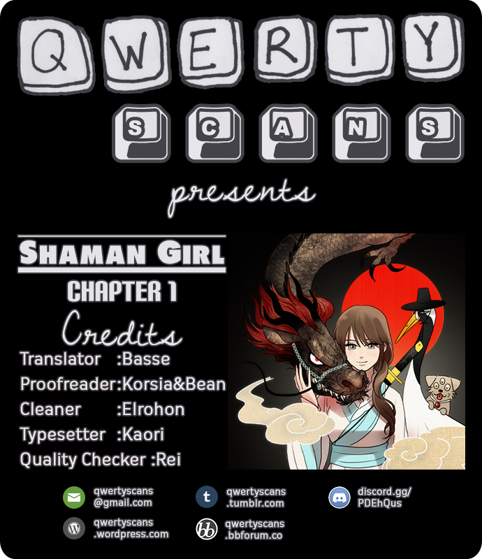 Shaman Girl chapter 1 page 1