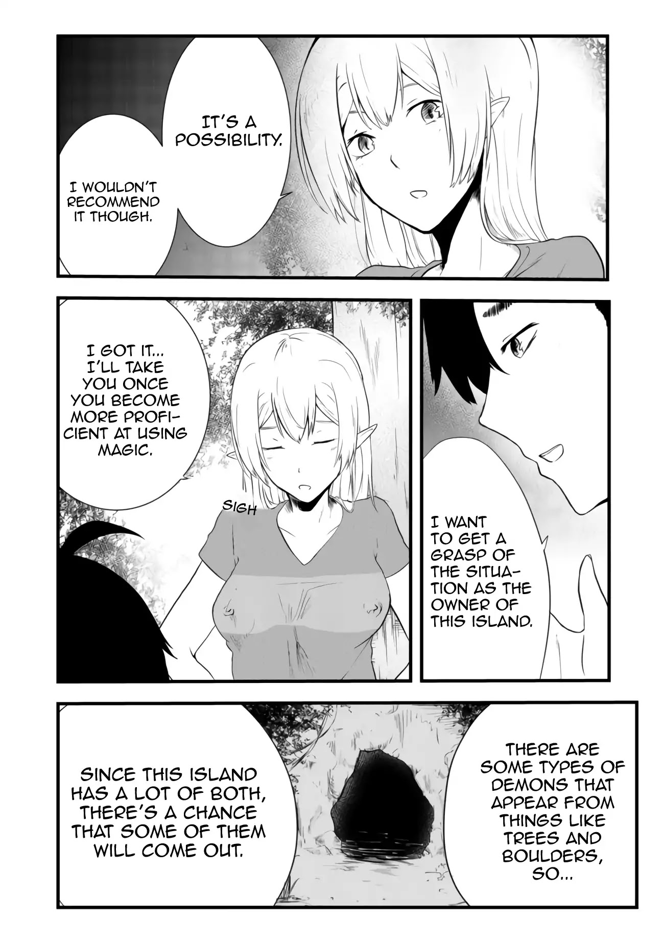 Sharing Life on a Deserted Island with an Elf chapter 2 page 37