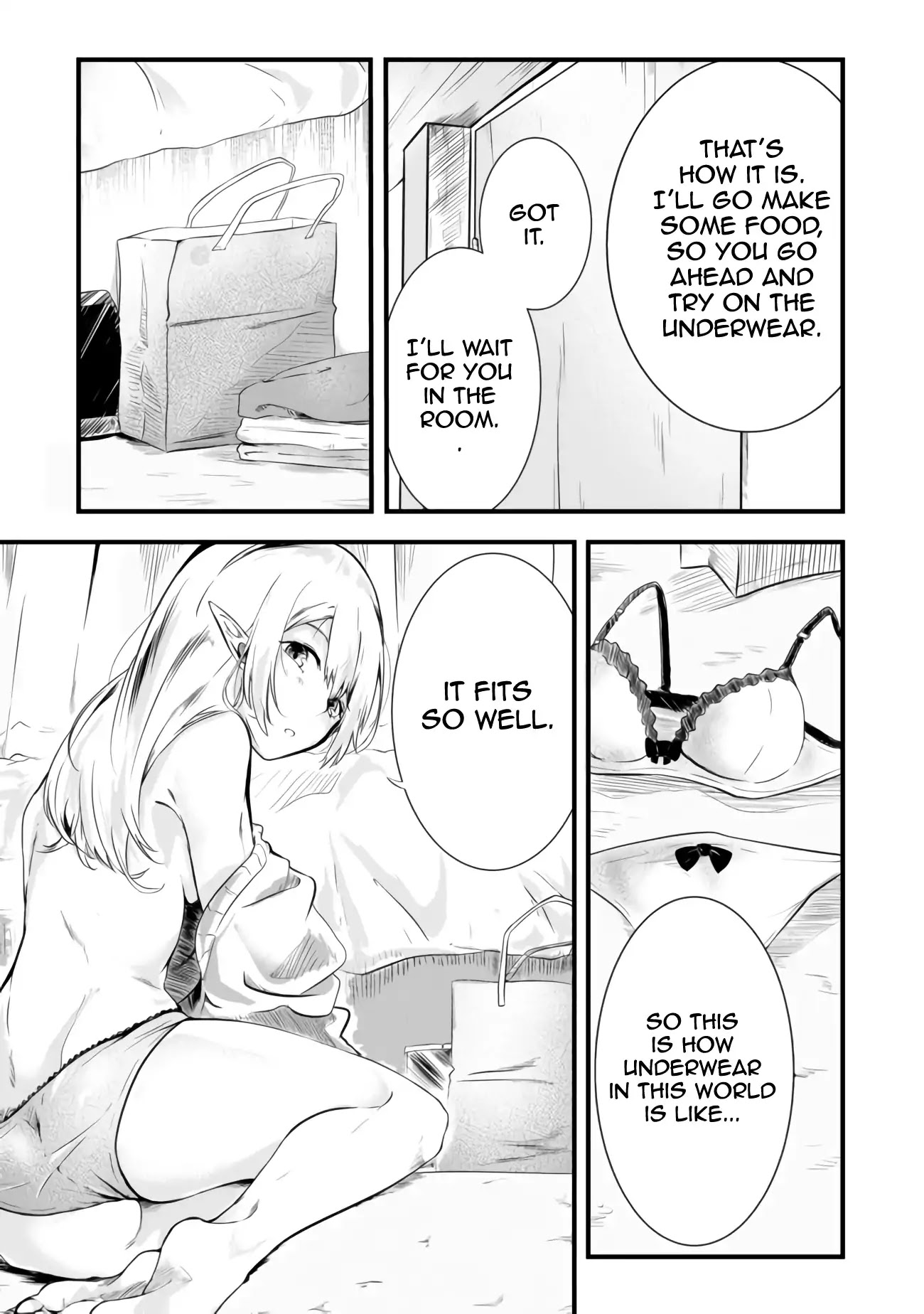 Sharing Life on a Deserted Island with an Elf chapter 2 page 8