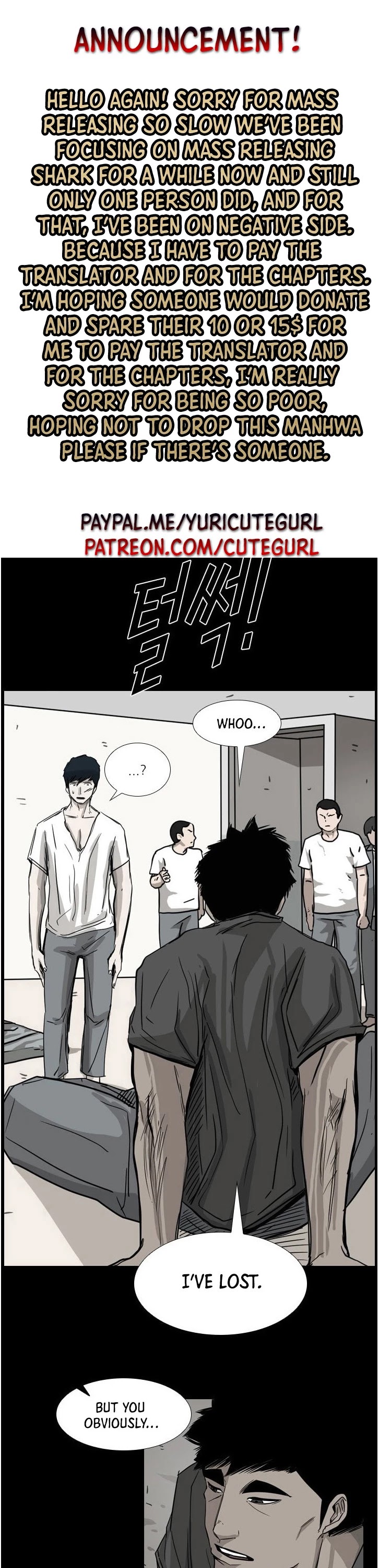 Shark chapter 90 page 1