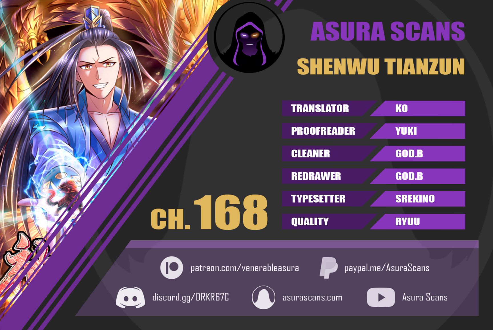 Shenwu Tianzun chapter 168 page 1