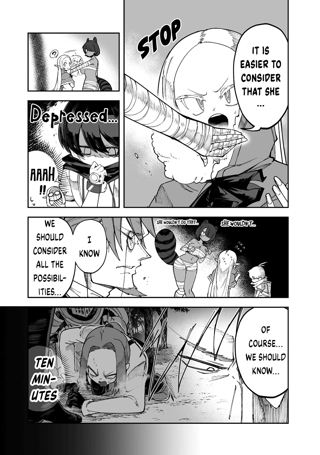 Shiboritoranaide, Onna Shounin-san chapter 33.1 page 8