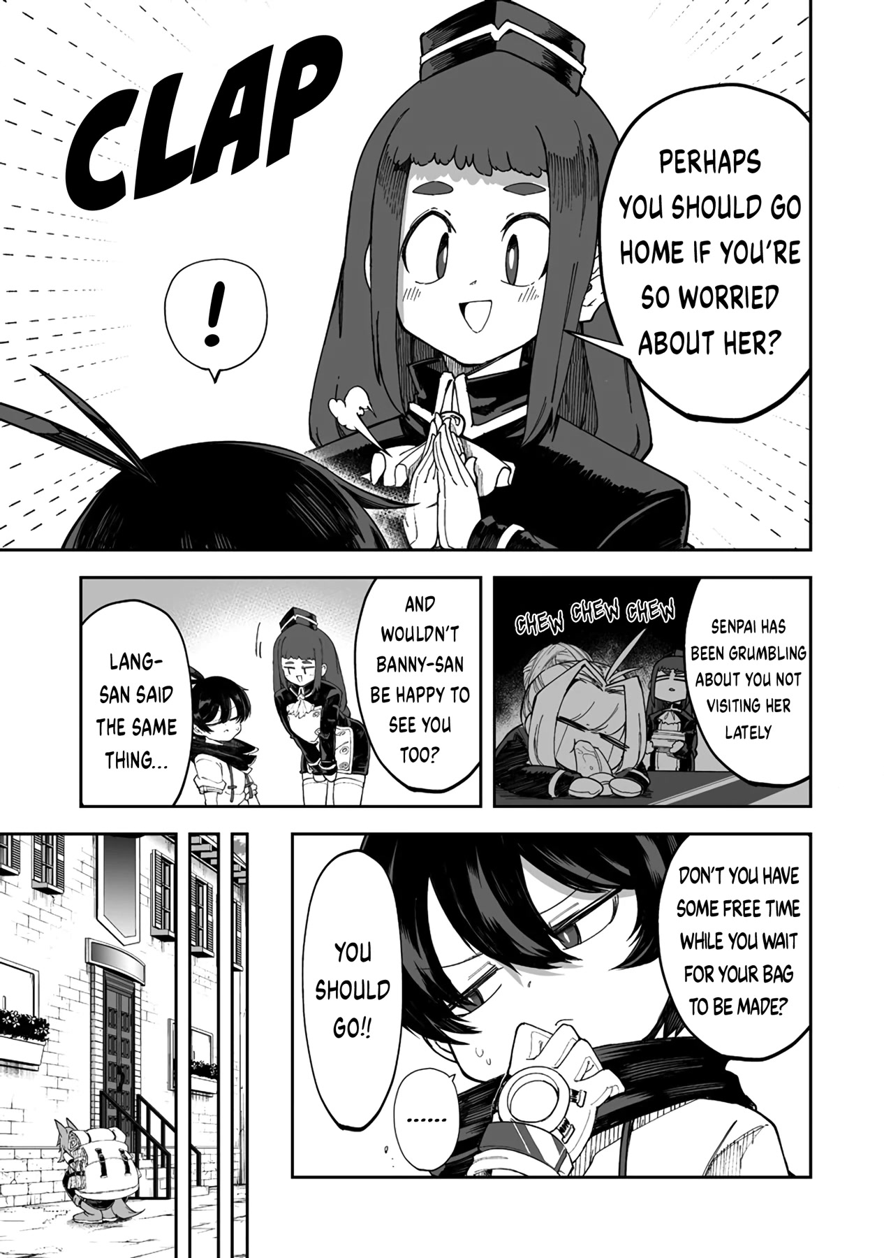Shiboritoranaide, Onna Shounin-san chapter 35.1 page 3