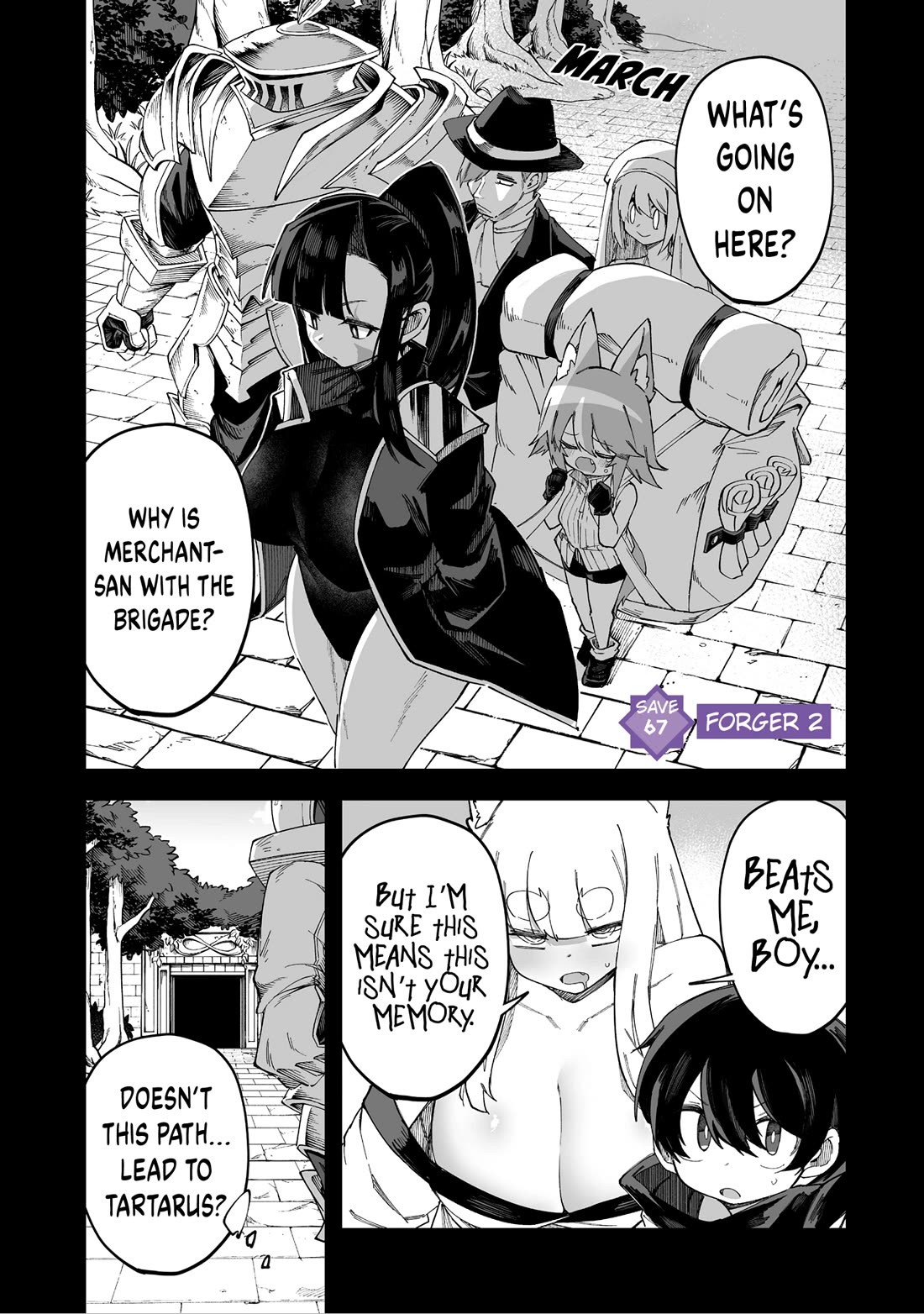 Shiboritoranaide, Onna Shounin-san chapter 67 page 1