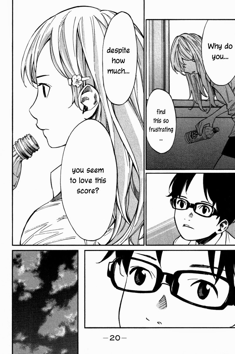 Shigatsu wa Kimi no Uso chapter 21 page 22