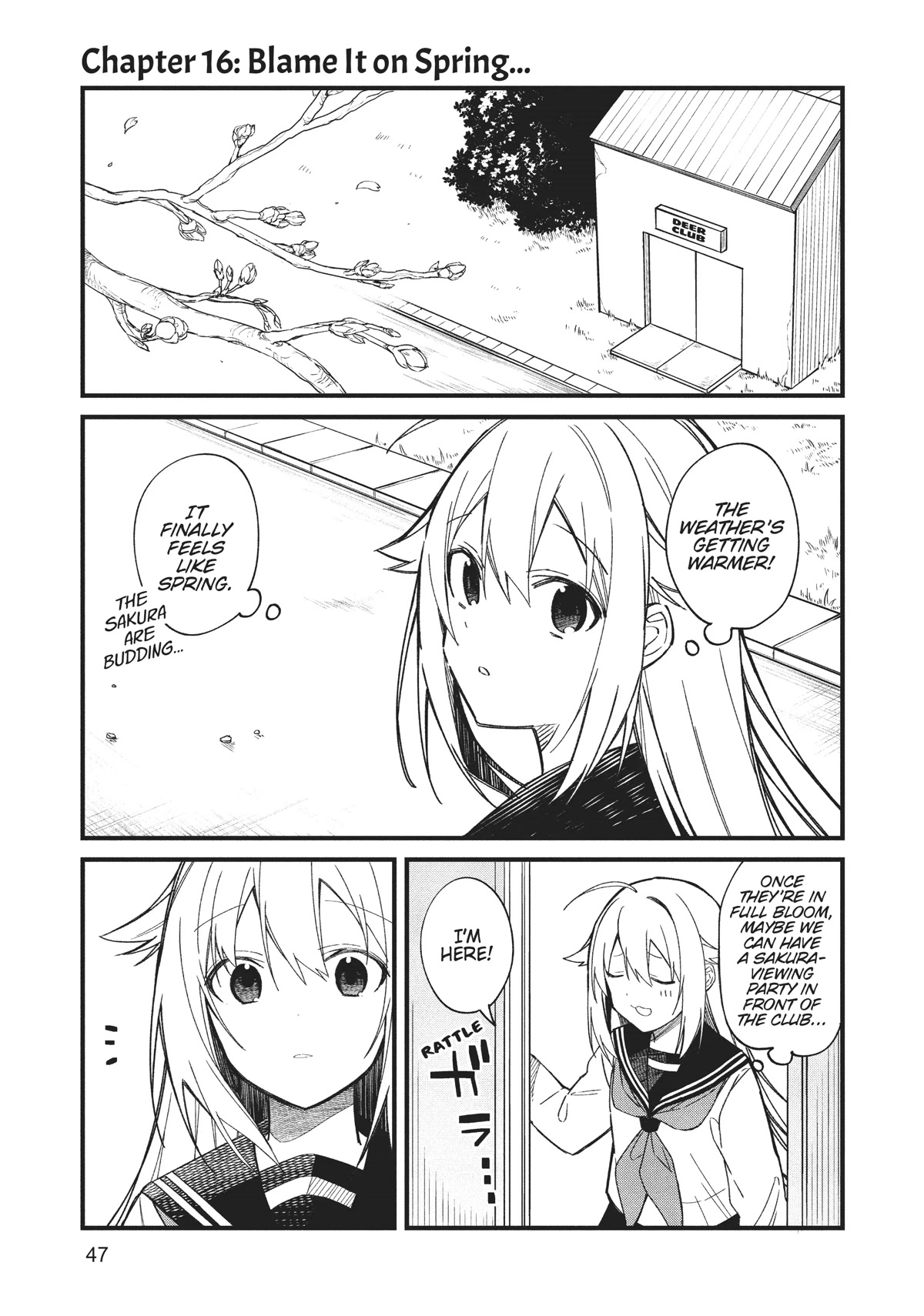 Shikanoko Nokonoko Koshitantan chapter 16 page 1
