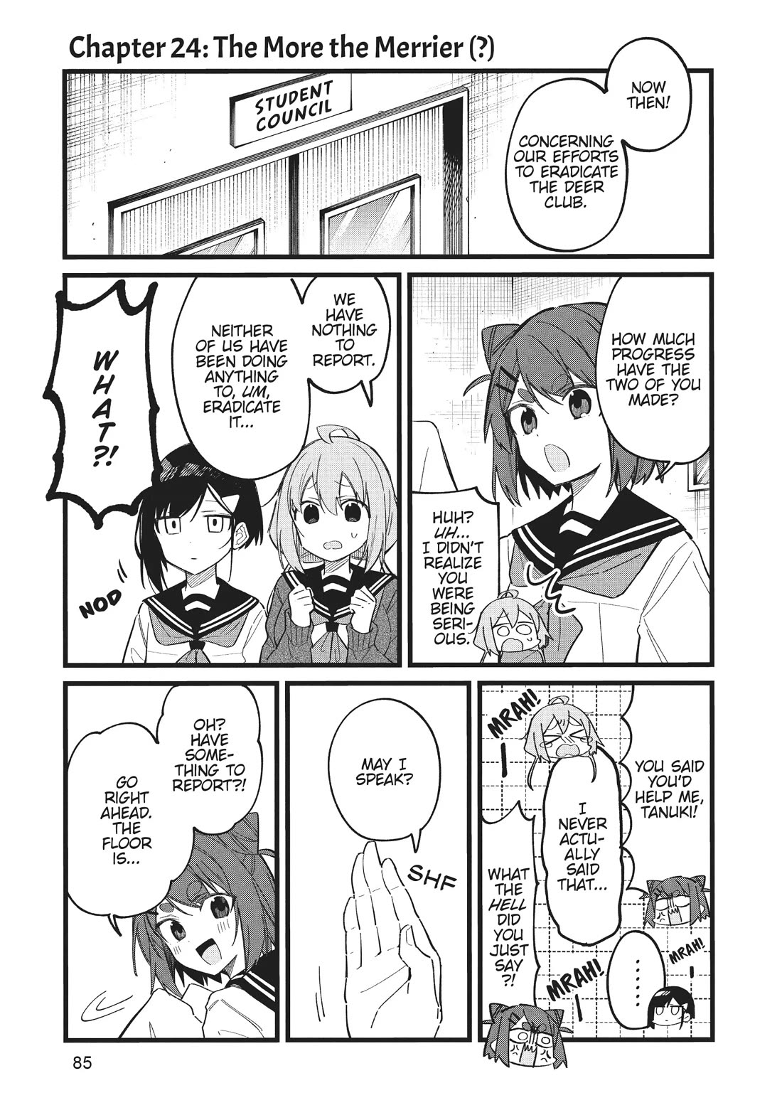 Shikanoko Nokonoko Koshitantan chapter 24 page 1