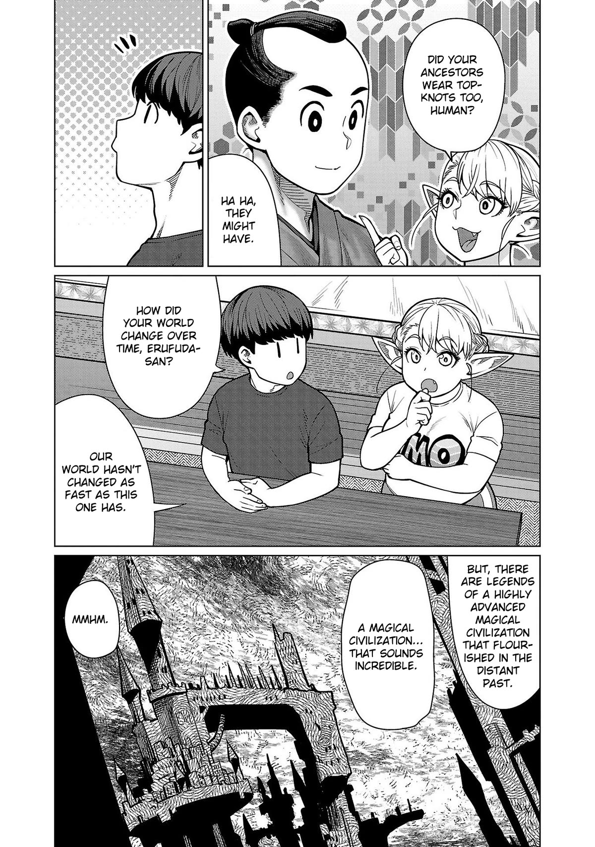 Shin Elf-san wa Yaserarenai. chapter 13 page 5