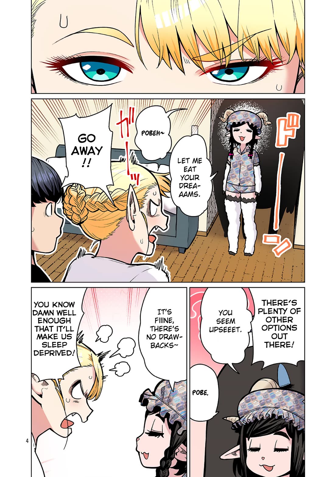 Shin Elf-san wa Yaserarenai. chapter 23 page 4