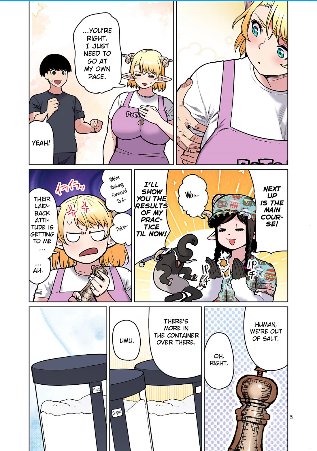 Shin Elf-san wa Yaserarenai. chapter 30 page 7