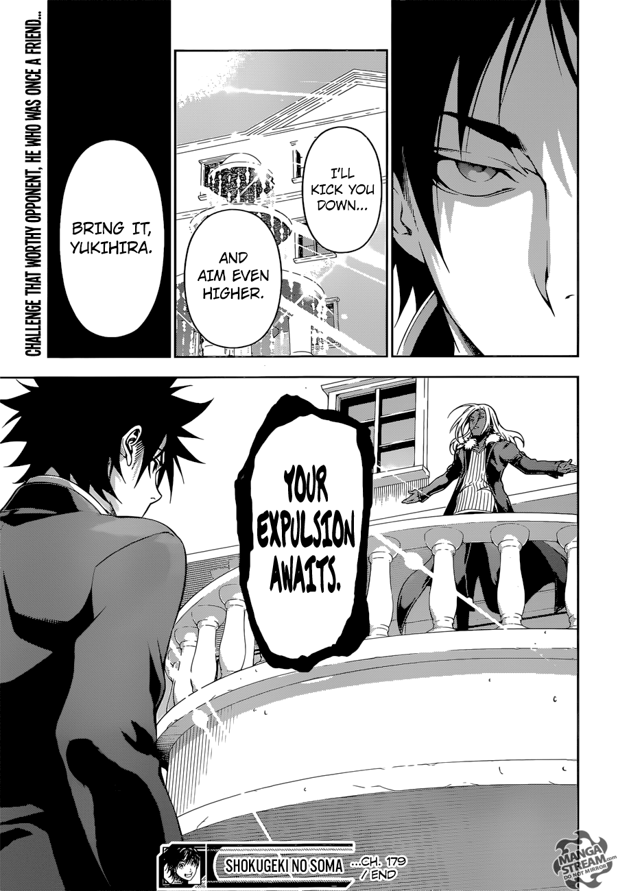 Shokugeki no Soma chapter 179 page 18