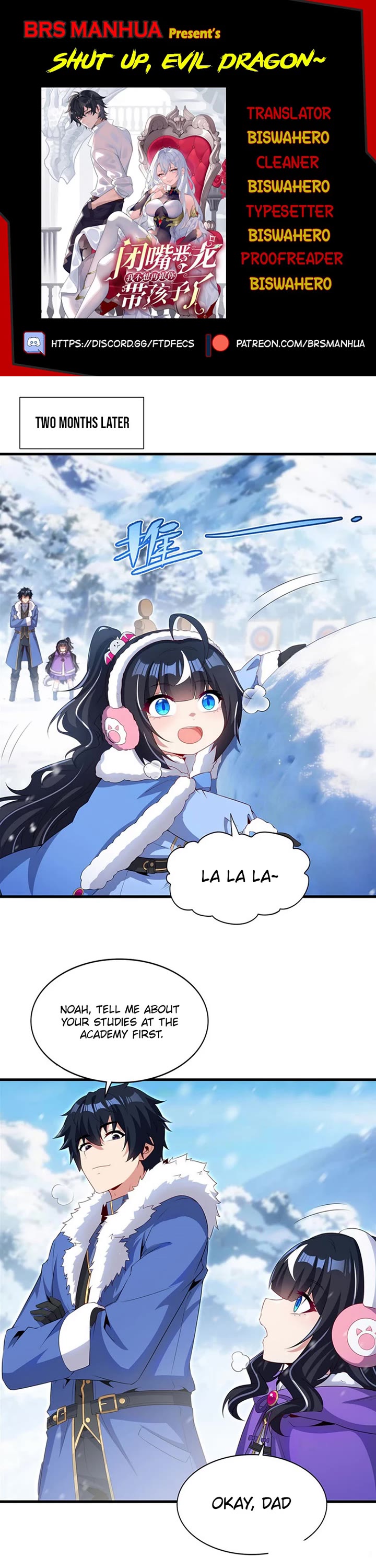 Shut Up, Evil Dragon! I Don't Want to Raise a Child With You Anymore chapter 86 page 1