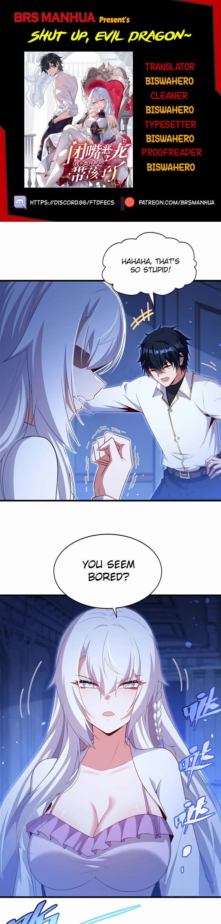 Shut Up, Evil Dragon! I Don't Want to Raise a Child With You Anymore chapter 43 page 1