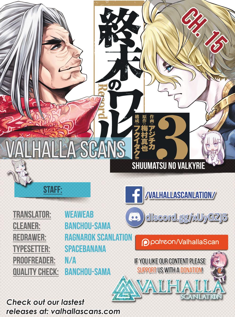 Shuumatsu no Valkyrie chapter 15 page 1