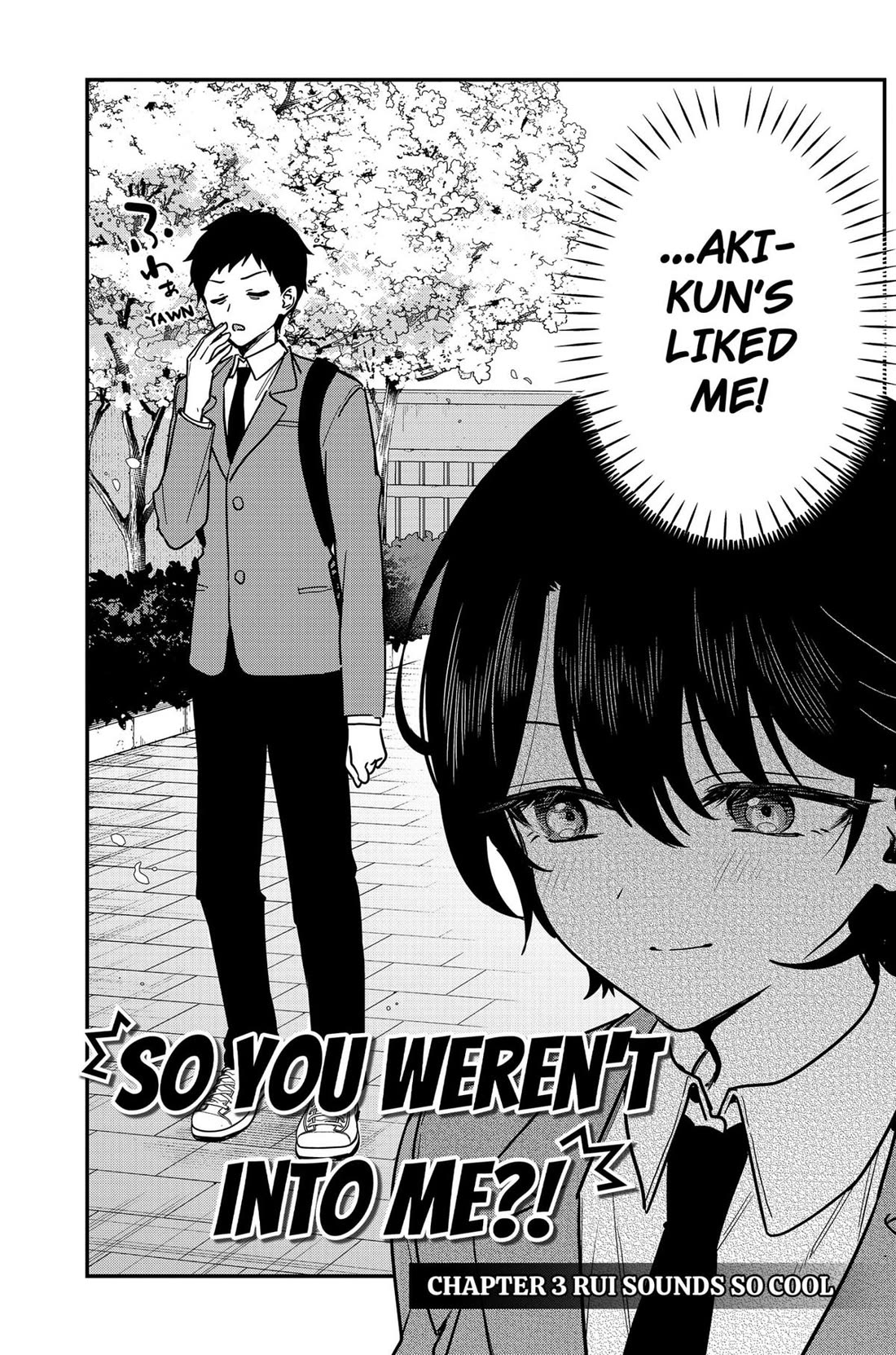 So you weren't into me?! chapter 3 page 3