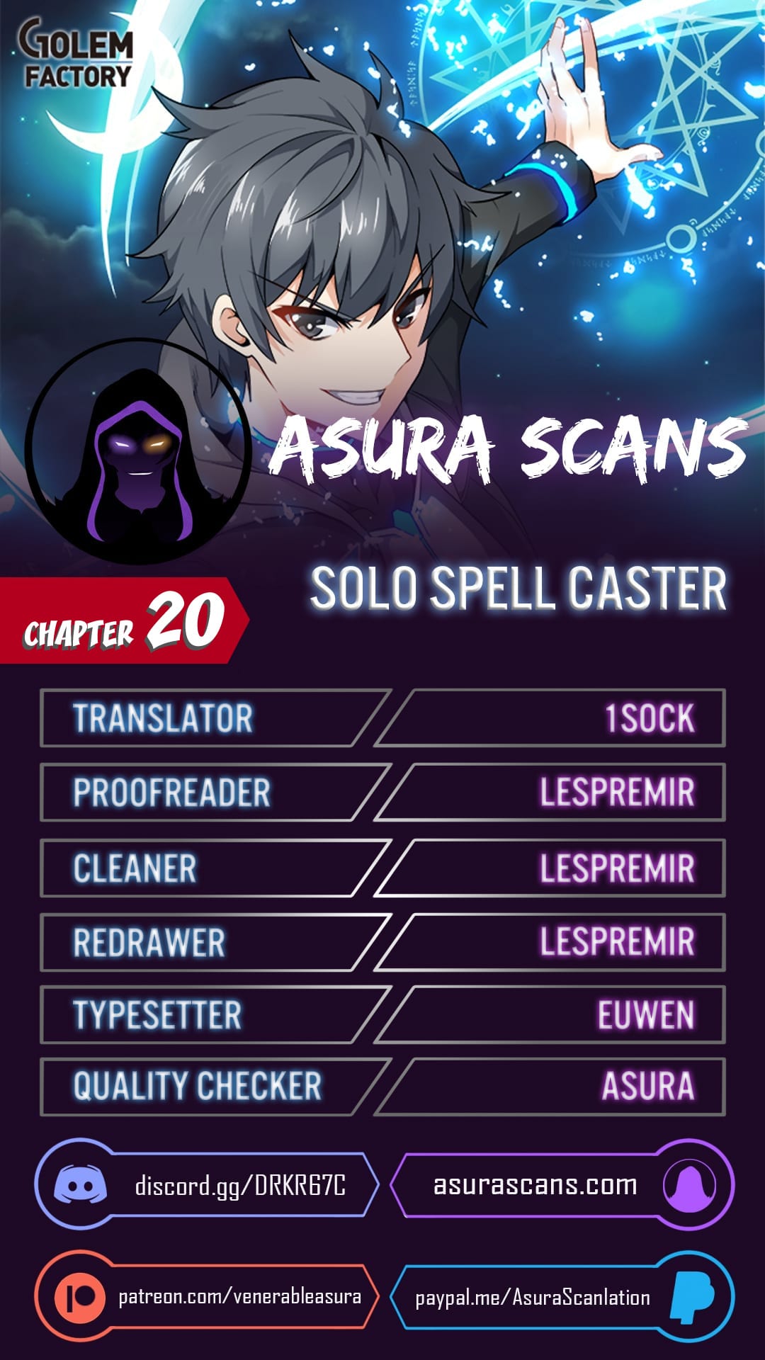 Solo Spell Caster chapter 20 page 1