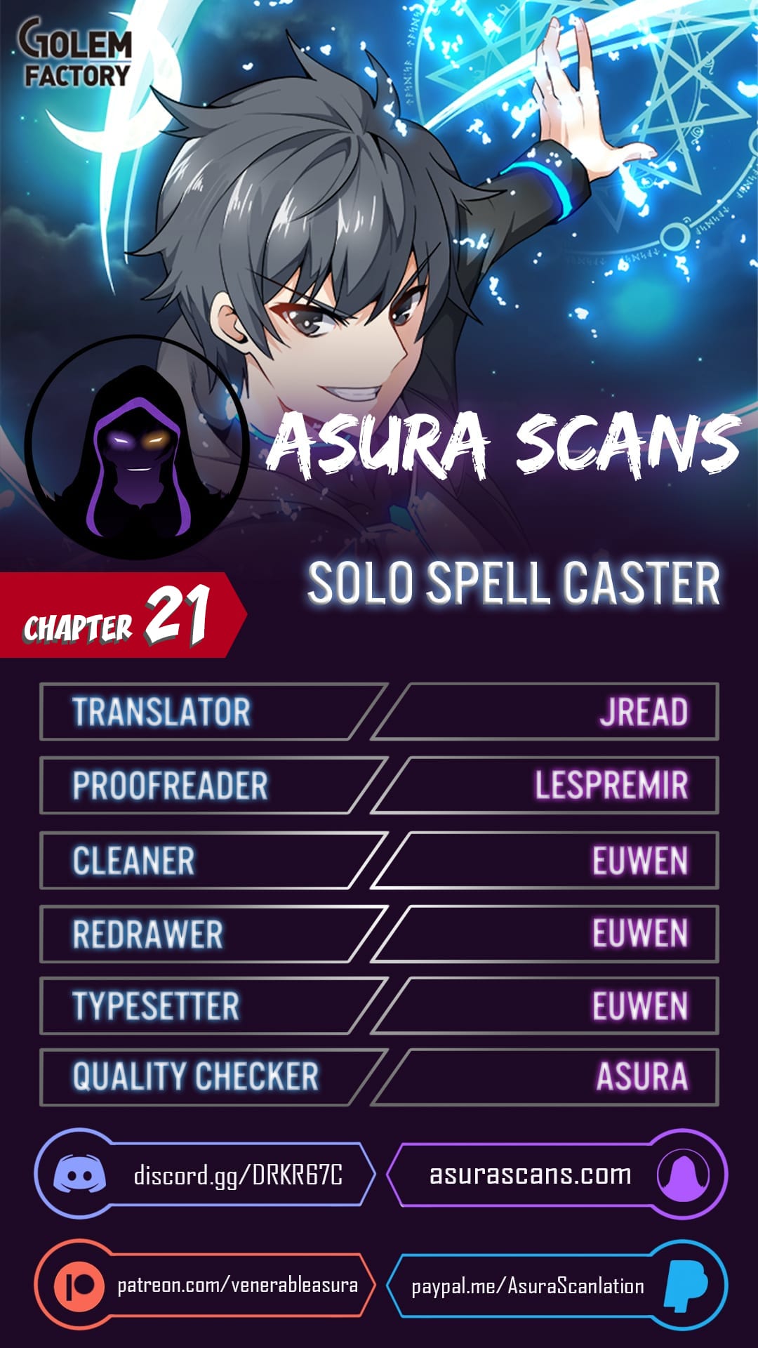 Solo Spell Caster chapter 21 page 1