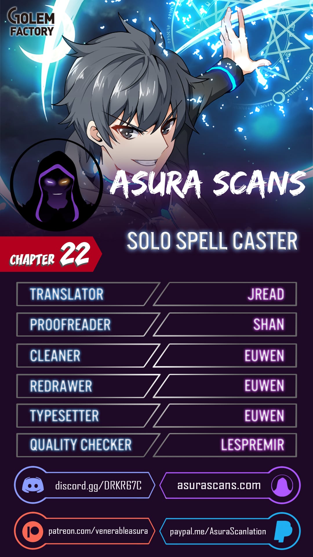 Solo Spell Caster chapter 22 page 1