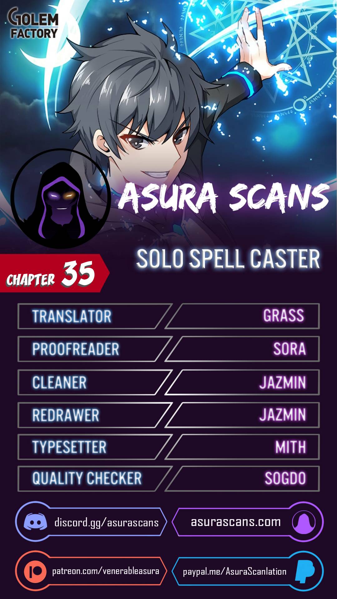 Solo Spell Caster chapter 35 page 1