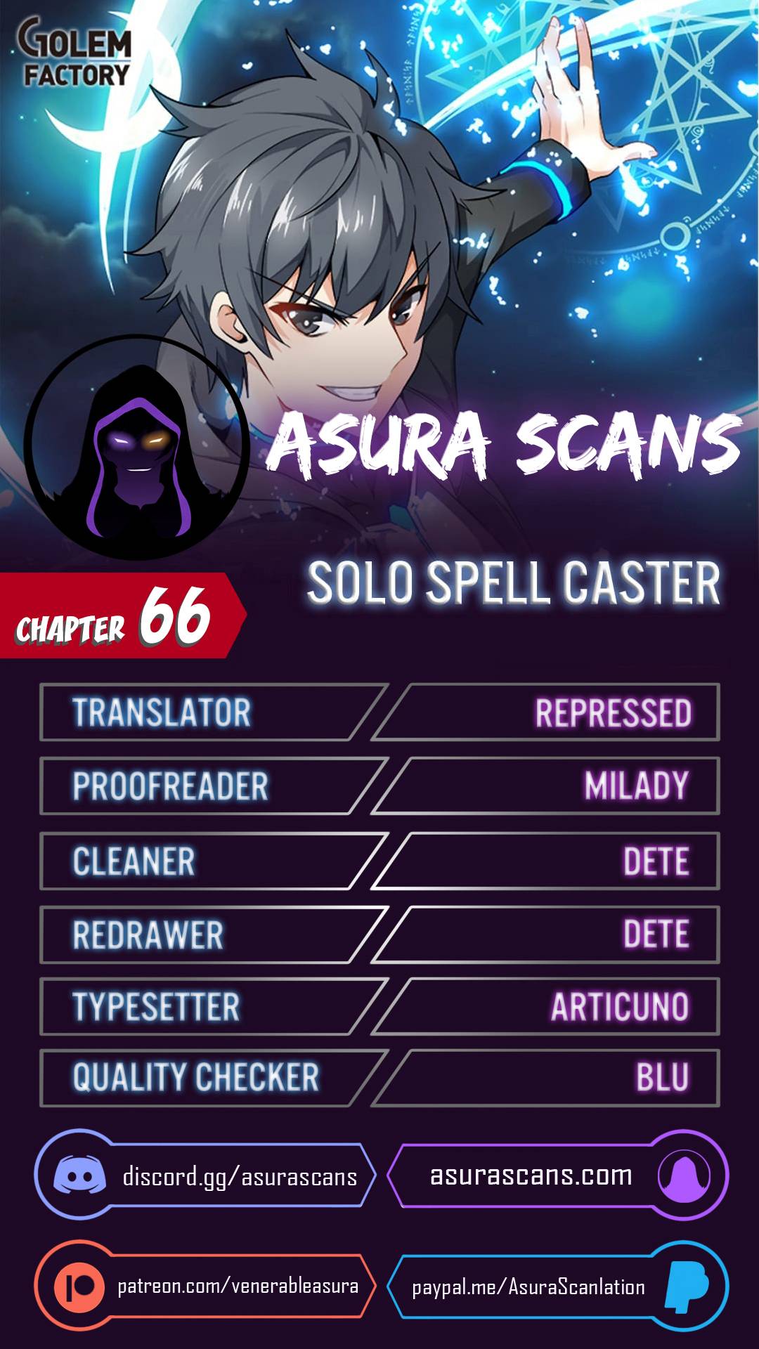 Solo Spell Caster chapter 66 page 1