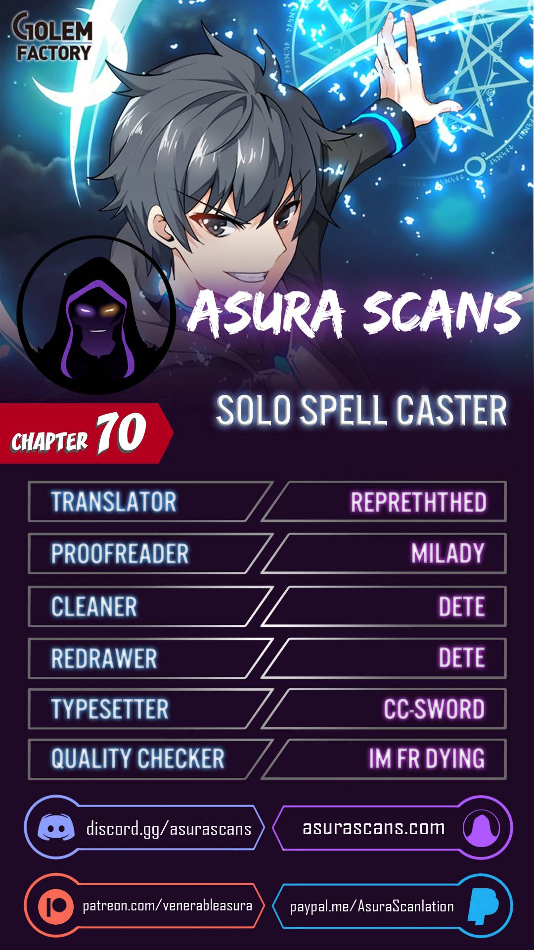 Solo Spell Caster chapter 70 page 1