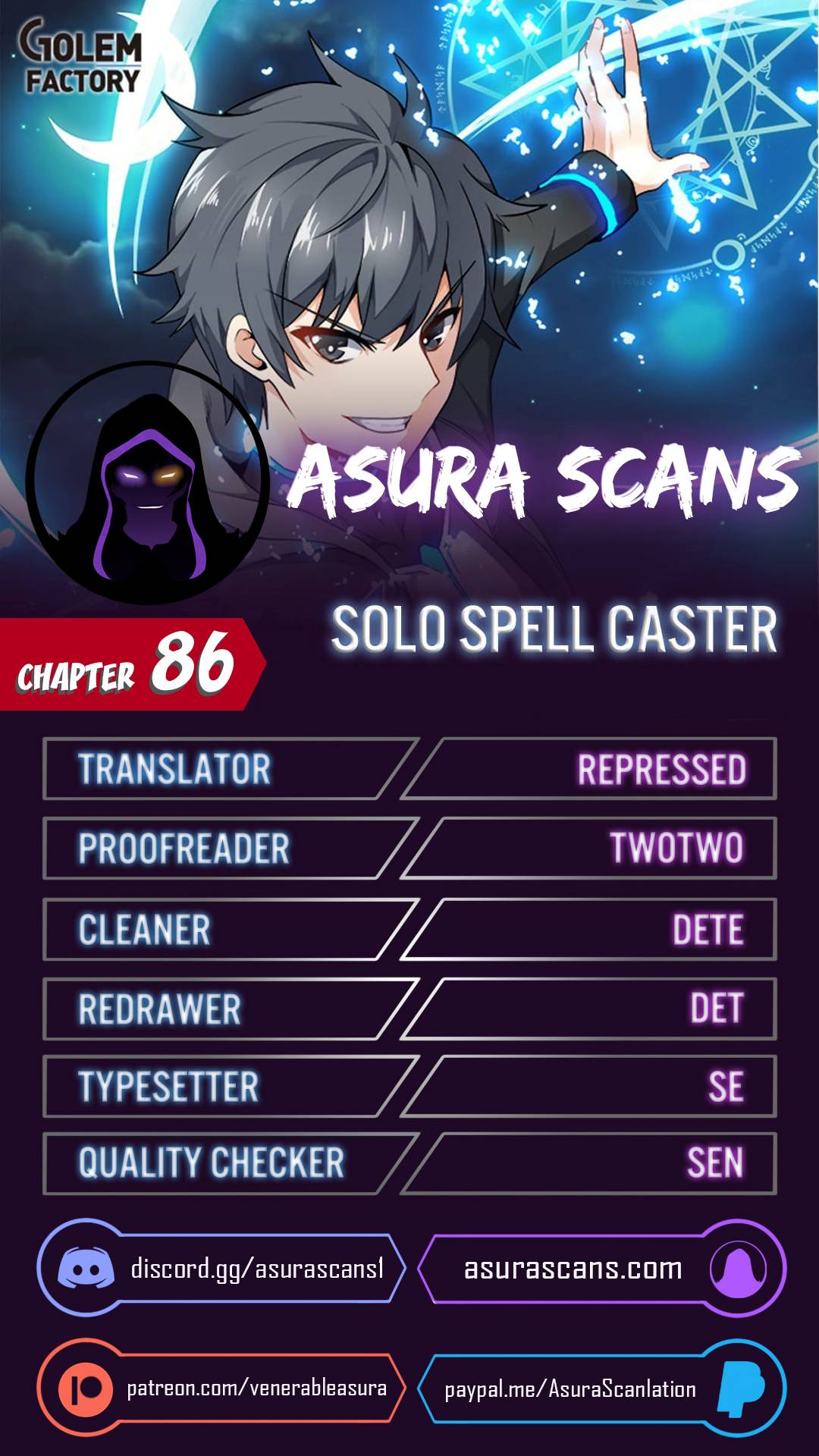 Solo Spell Caster chapter 86 page 1