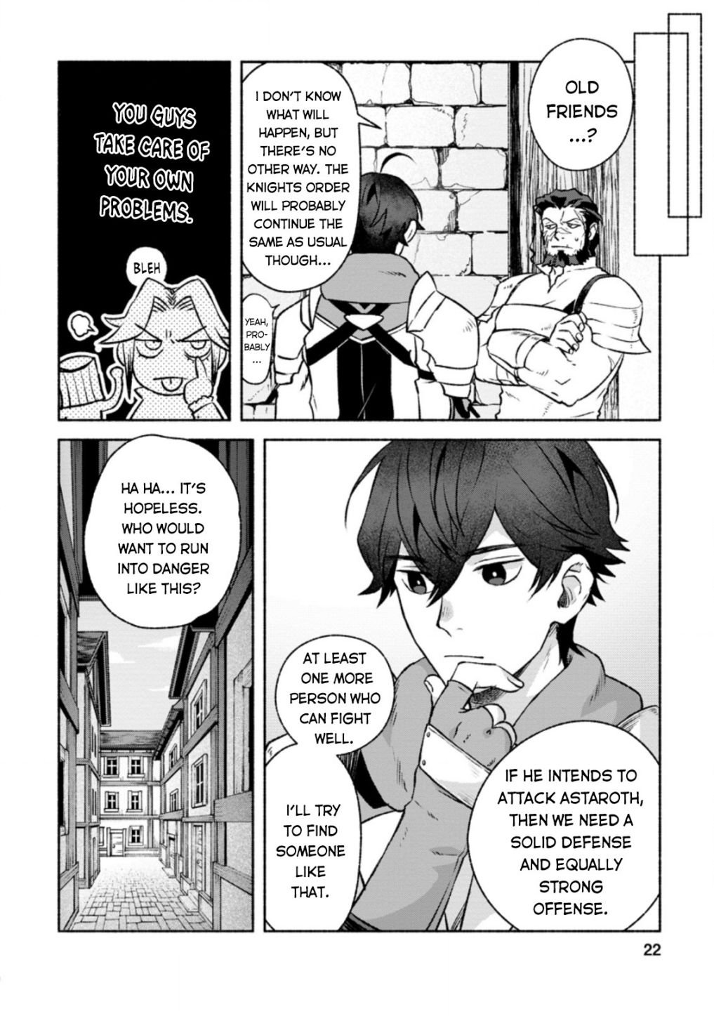 Sono Monban, Saikyou Nitsuki: Tsuihou Sareta Bougyo Ryoku 9999 no Senshi, Outo no Monban Toshite Musou Suru chapter 11 page 20