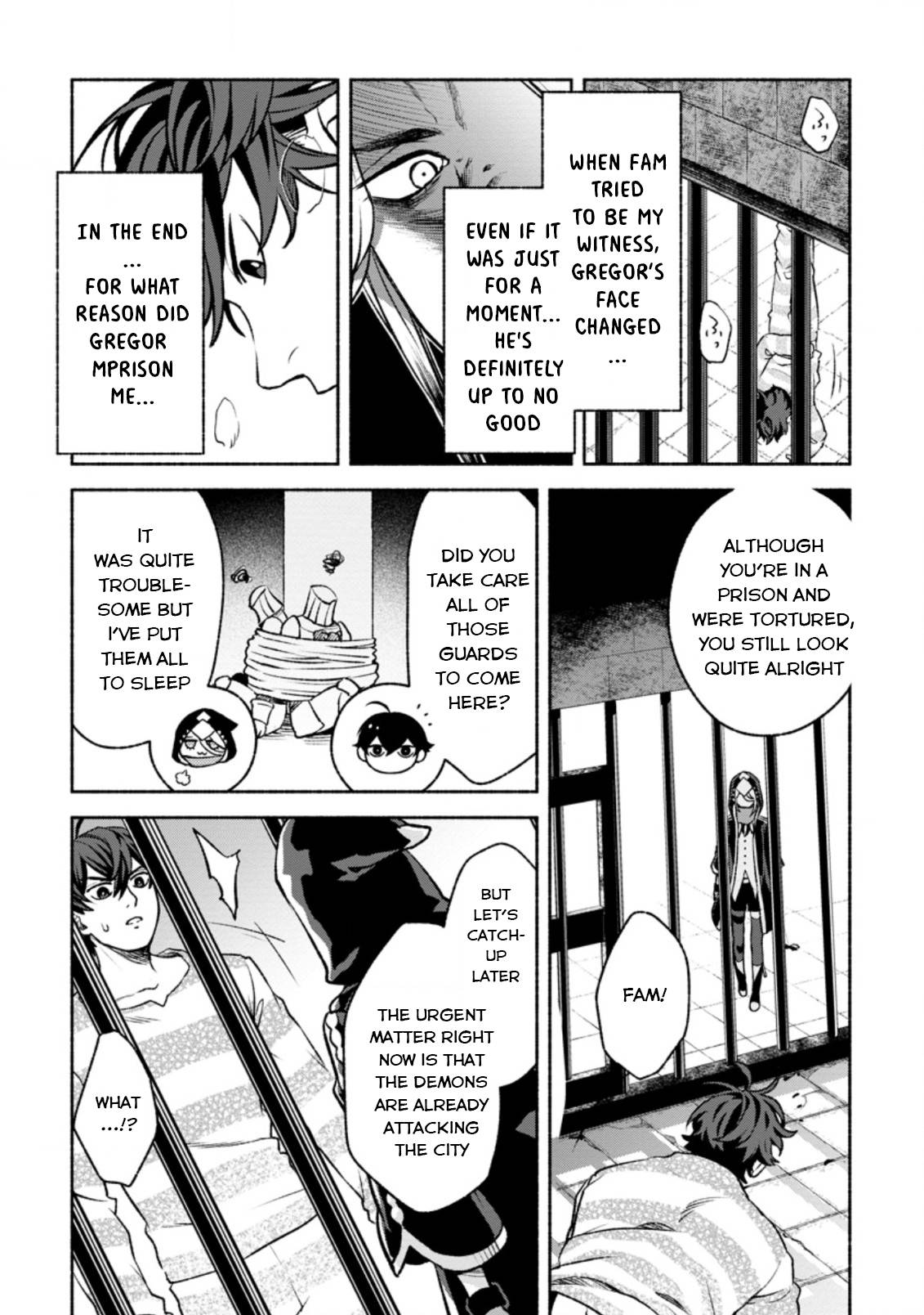 Sono Monban, Saikyou Nitsuki: Tsuihou Sareta Bougyo Ryoku 9999 no Senshi, Outo no Monban Toshite Musou Suru chapter 18 page 24