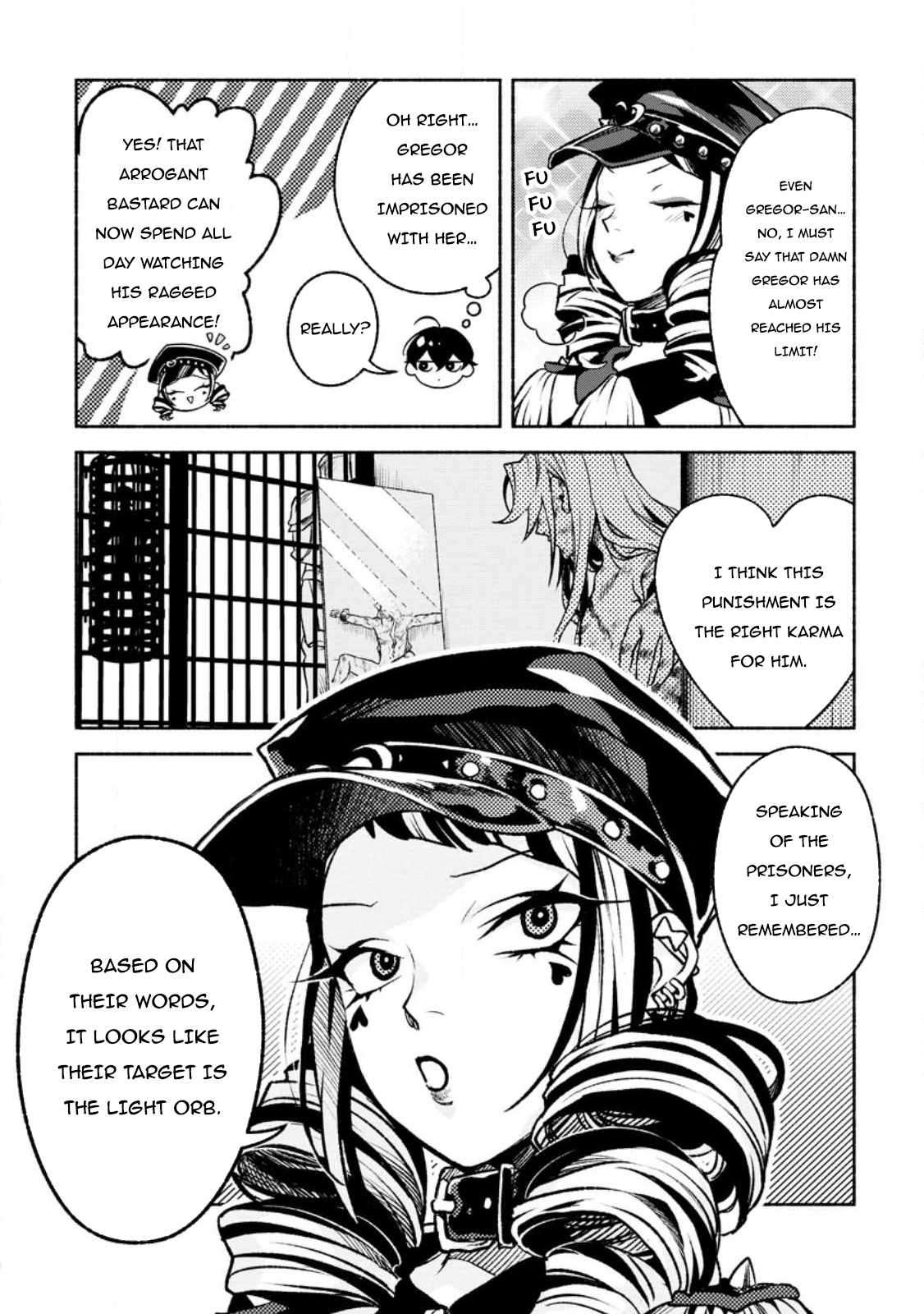 Sono Monban, Saikyou Nitsuki: Tsuihou Sareta Bougyo Ryoku 9999 no Senshi, Outo no Monban Toshite Musou Suru chapter 26.3 page 7