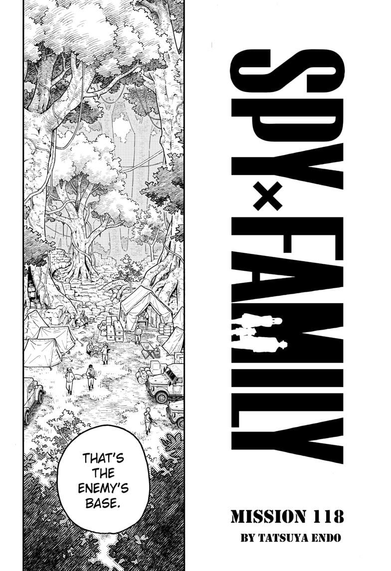 SPY×FAMILY chapter 118 page 1