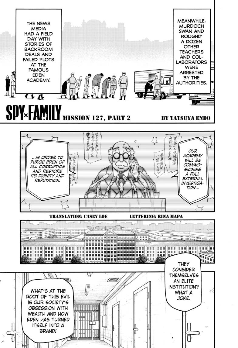 SPY×FAMILY chapter 127.2 page 1