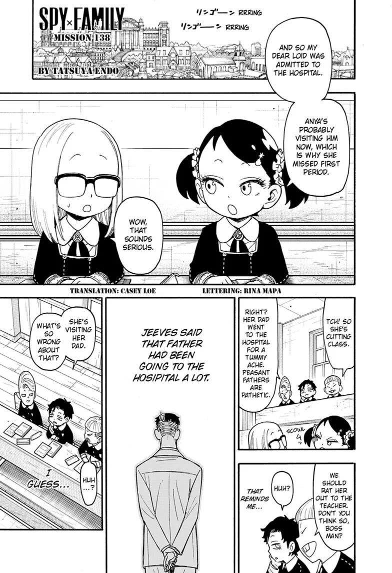 SPY×FAMILY chapter 138 page 1