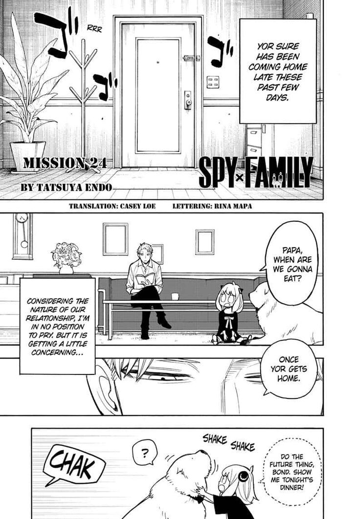 SPY×FAMILY chapter 24 page 1