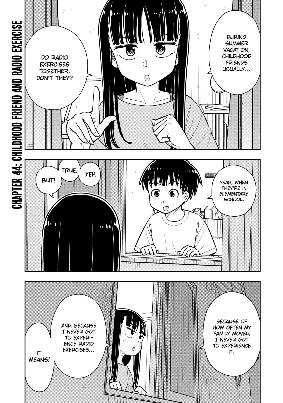 Starting Today She's My Childhood Friend chapter 44 page 1