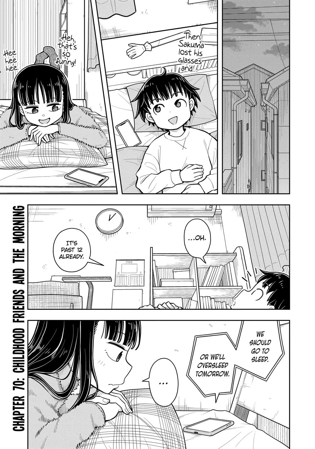 Starting Today She's My Childhood Friend chapter 70 page 1