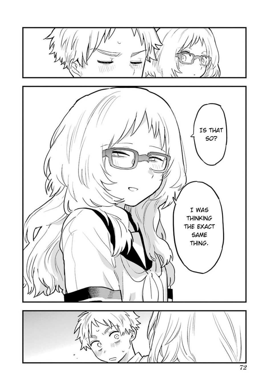 Sukinako ga Megane wo Wasureta chapter 56 page 14