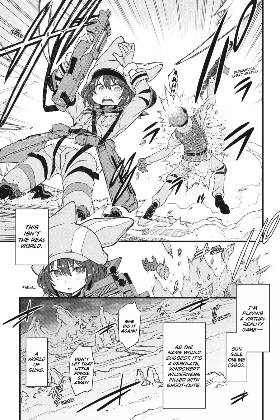 Sword Art Online Alternative - Gun Gale Online chapter 1 page 8