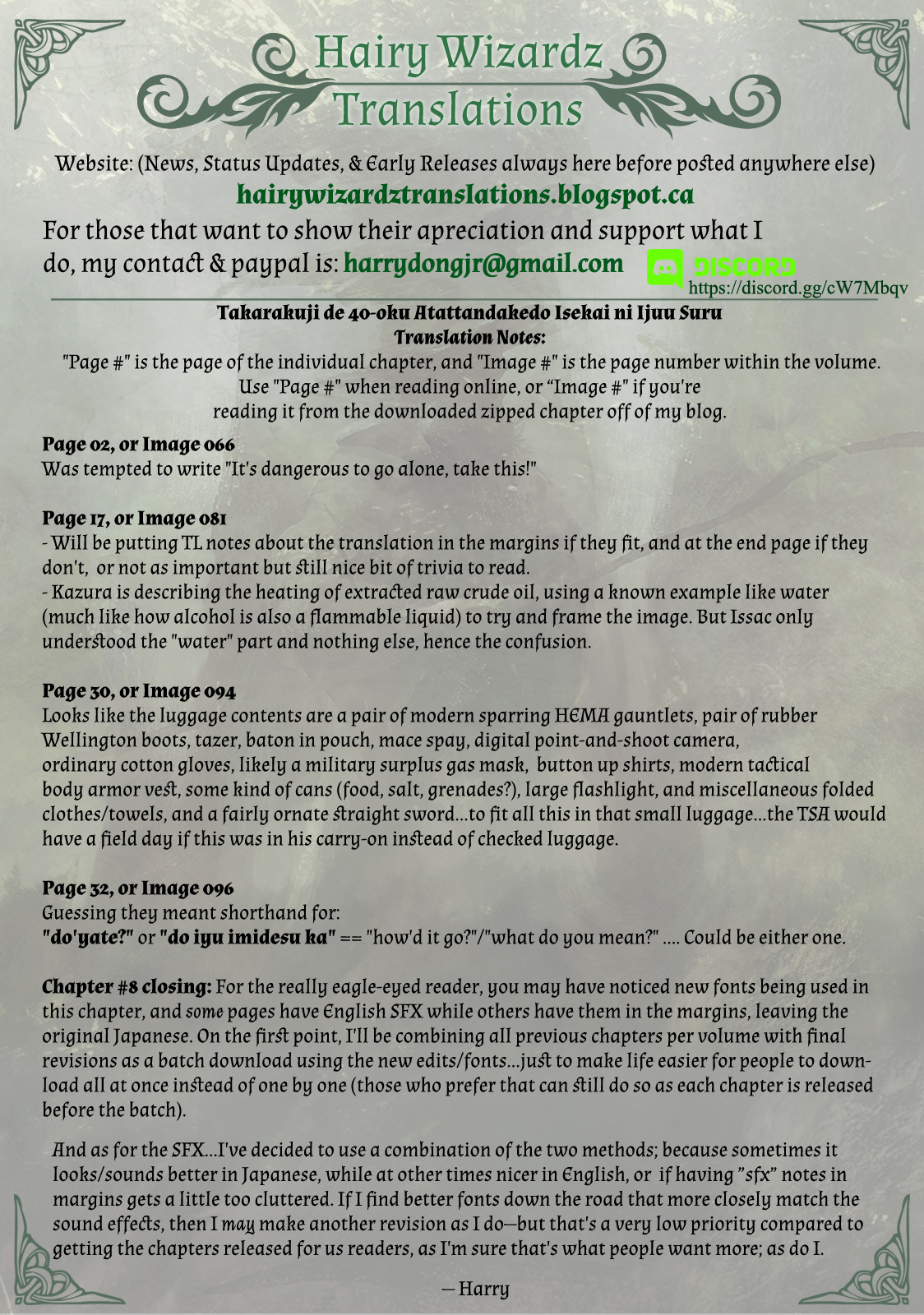 Takarakuji de 40-oku Atattandakedo Isekai ni Ijuu Suru chapter 8 page 35