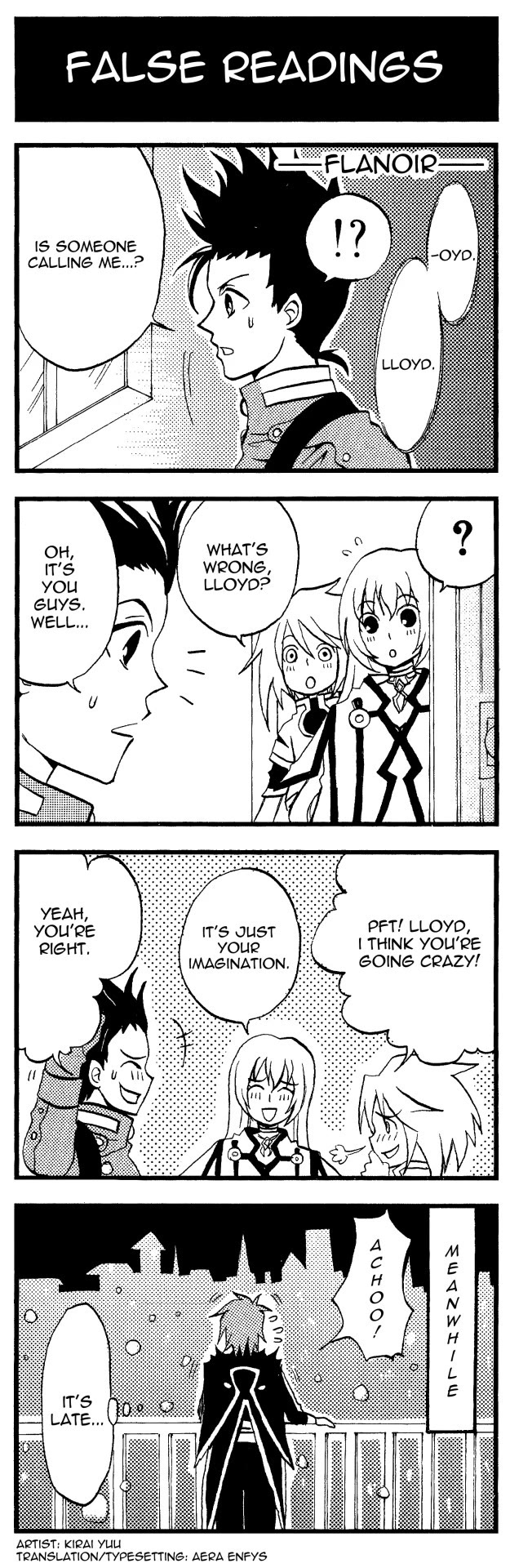 Tales of Symphonia 4koma Kings chapter 10 page 1