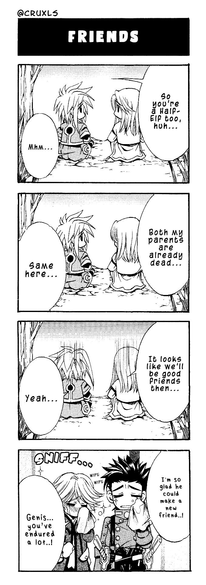 Tales of Symphonia 4koma Kings chapter 15 page 1