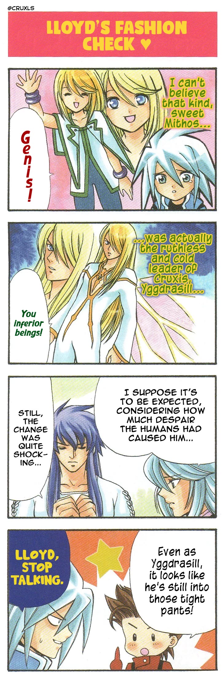 Tales of Symphonia 4koma Kings chapter 16 page 1