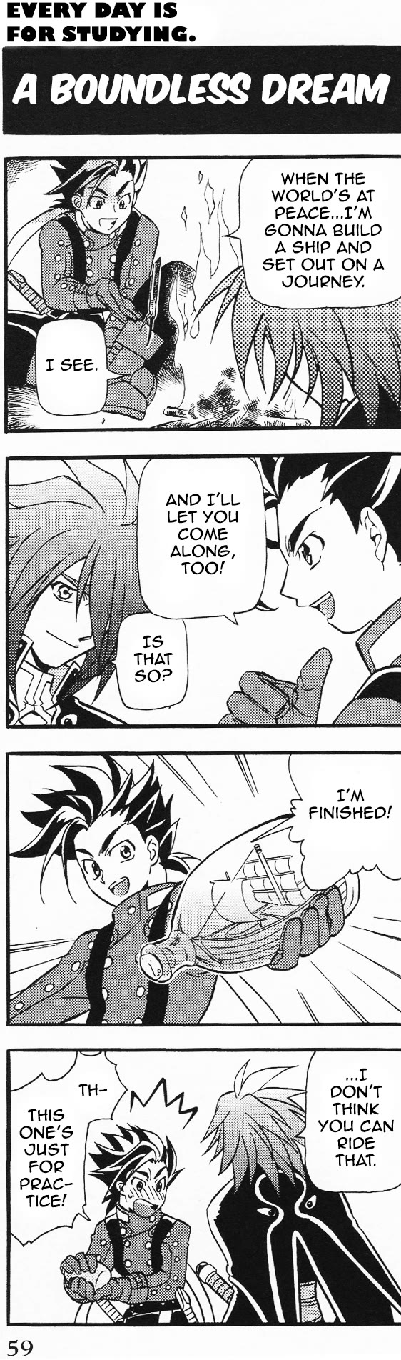 Tales of Symphonia 4koma Kings chapter 40 page 1
