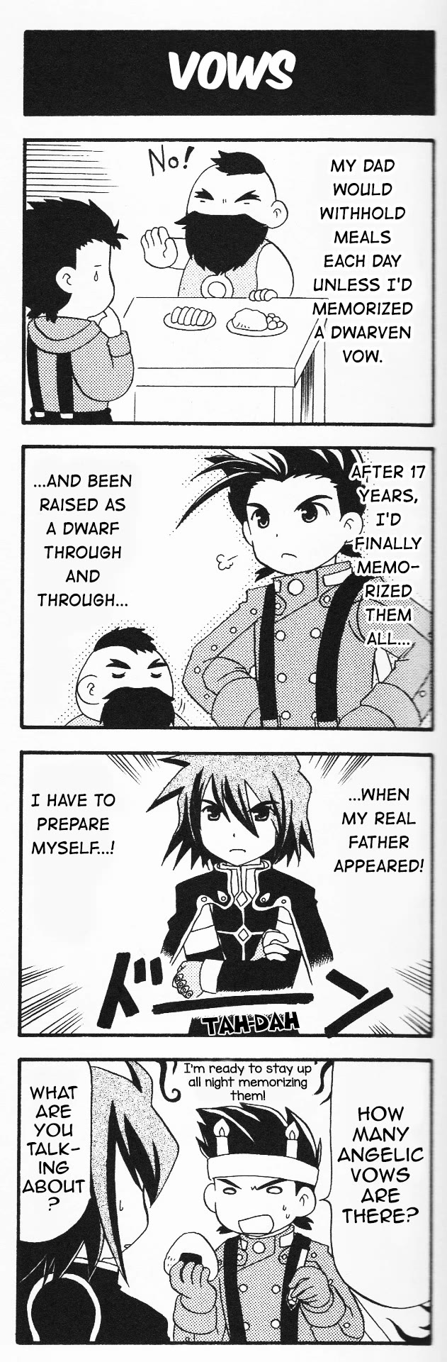 Tales of Symphonia 4koma Kings chapter 41 page 1