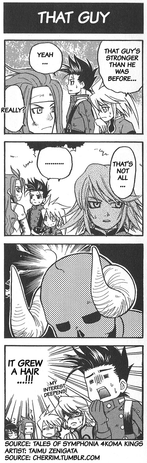 Tales of Symphonia 4koma Kings chapter 6 page 1