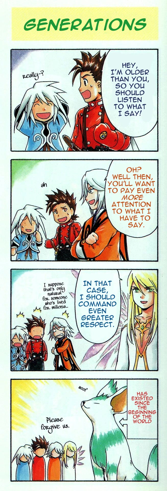 Tales of Symphonia 4koma Kings chapter 68 page 1