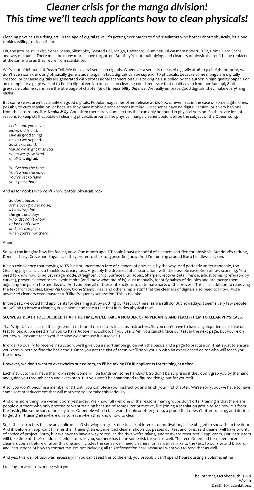 Task Force for Paranormal Disaster Management chapter 12 page 63